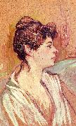  Henri  Toulouse-Lautrec Portrait of Marcelle oil painting